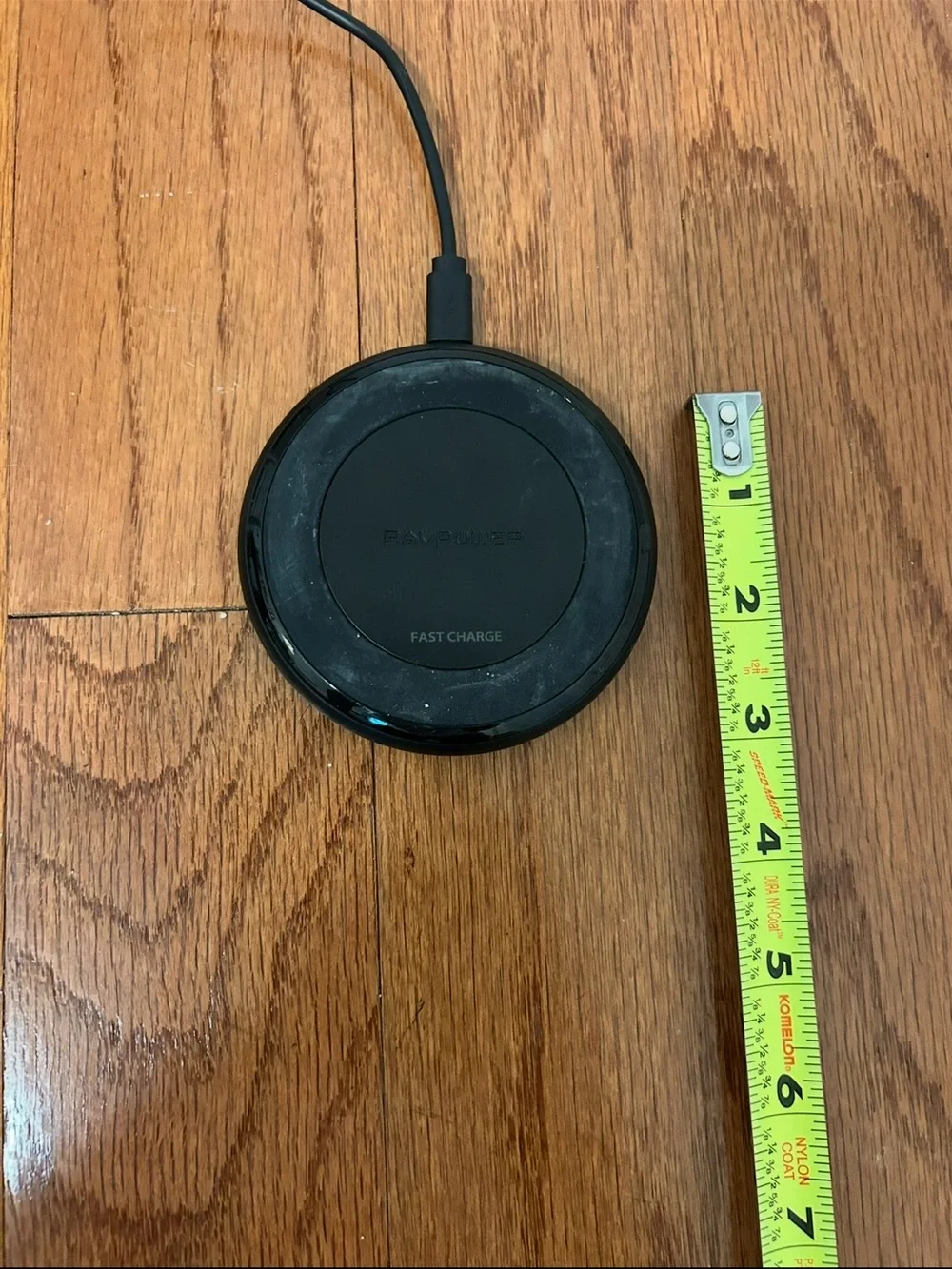 Tzumi Fast Wireless Charging Pad — Black